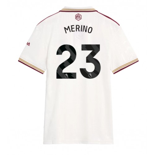 Arsenal Mikel Merino #23 Tercera Equipación Mujer 2025-26 Manga Corta